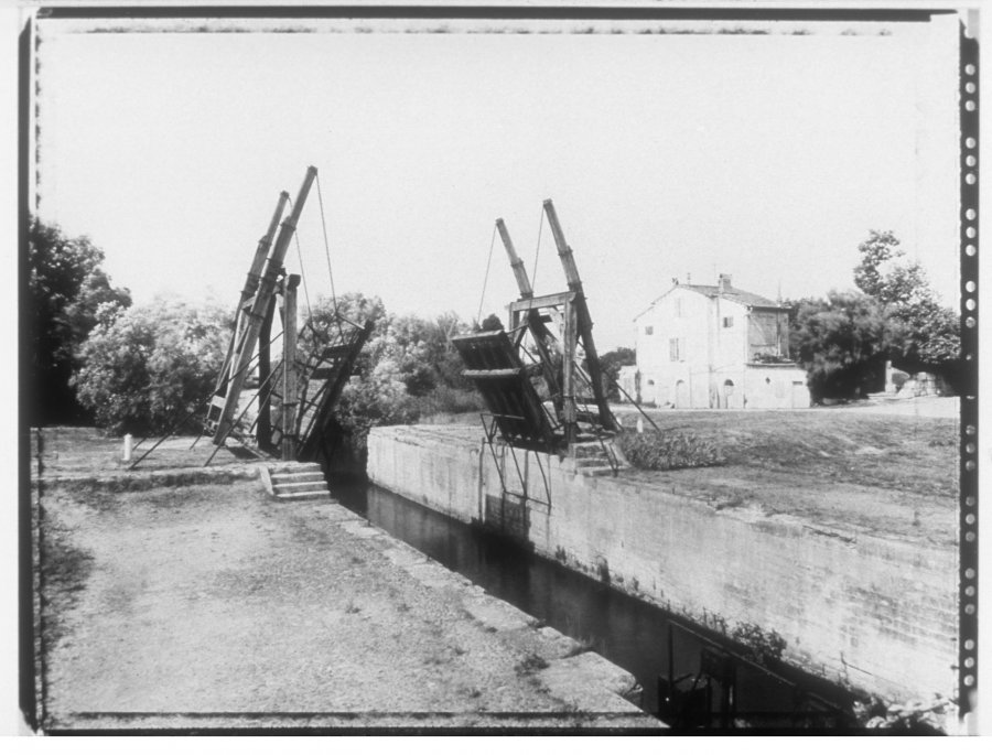The Langlois Bridge,  Pont Van Gogh, at Arles, France. Silver Gelatin Print, Richard Margolis